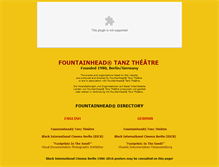 Tablet Screenshot of fountainhead-tanz-theatre.de